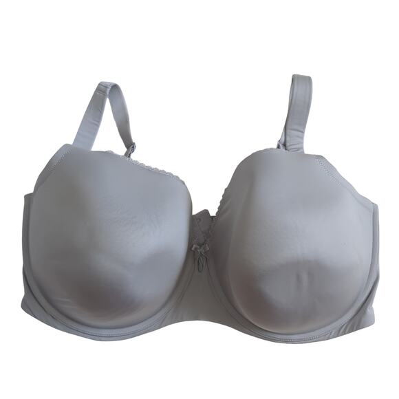 Torrid Curve Bra 42G Padded Underwire T-Shirt Comfort Gray Solid - Picture 1 of 4